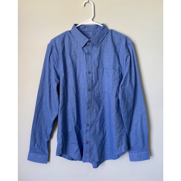Lululemon Men’s All Town Button Down Lightweight Long-Sleeve Shirt XL Collared - Picture 2 of 9